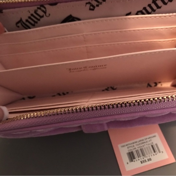 Juicy Couture Purple Quilted Wallet - Picture 6 of 6